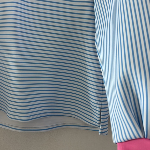 Addison Bay Easy Rugby in White/Matisse/Petal - Picture 2 of 10